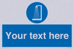 Custom mandatory shower before entering